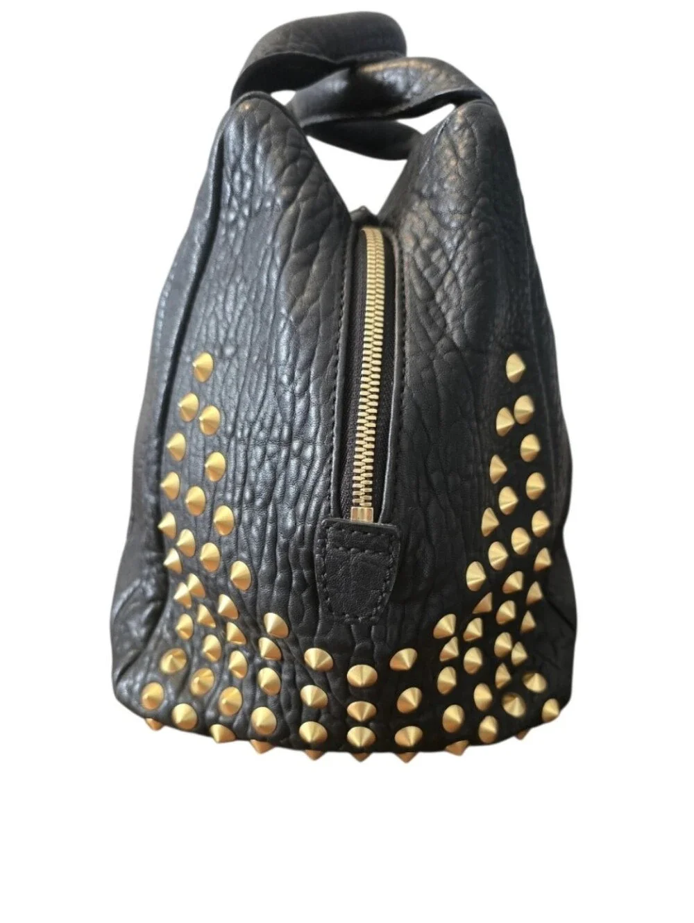 MCM Keana Studded Sheepskin Leather Satchel/Crossbody w/Dustbag In EUC